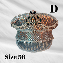 Load image into Gallery viewer, Unique Sequin and Rhinestone LED Captains Hat