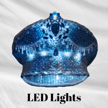 Load image into Gallery viewer, Unique Sequin and Rhinestone LED Captains Hat