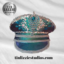 Load image into Gallery viewer, Unique Sequin and Rhinestone LED Captains Hat