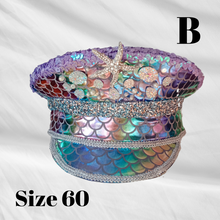 Load image into Gallery viewer, Unique Sequin and Rhinestone LED Captains Hat