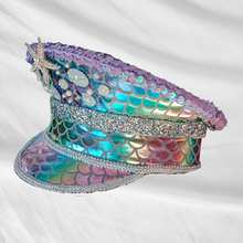Load image into Gallery viewer, Unique Sequin and Rhinestone LED Captains Hat
