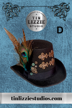 Load image into Gallery viewer, Steampunk Feather Hat