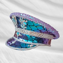 Load image into Gallery viewer, Unique Sequin and Rhinestone LED Captains Hat