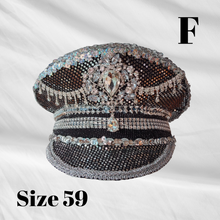 Load image into Gallery viewer, Unique Sequin and Rhinestone LED Captains Hat