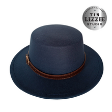 Load image into Gallery viewer, Summer Festival Fedora with Vegan Leather Band - Festival Wear