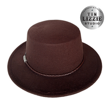 Load image into Gallery viewer, Summer Festival Fedora with Vegan Leather Band - Festival Wear