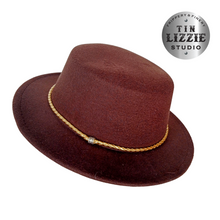 Load image into Gallery viewer, Summer Festival Fedora with Vegan Leather Band - Festival Wear