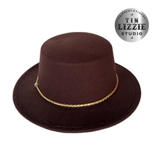 Load image into Gallery viewer, Summer Festival Fedora with Vegan Leather Band - Festival Wear