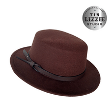 Load image into Gallery viewer, Summer Festival Fedora with Vegan Leather Band - Festival Wear