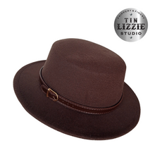 Load image into Gallery viewer, Summer Festival Fedora with Vegan Leather Band - Festival Wear