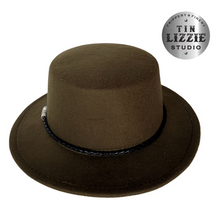 Load image into Gallery viewer, Summer Festival Fedora with Vegan Leather Band - Festival Wear