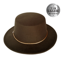 Load image into Gallery viewer, Summer Festival Fedora with Vegan Leather Band - Festival Wear