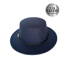 Load image into Gallery viewer, Summer Festival Fedora with Vegan Leather Band - Festival Wear