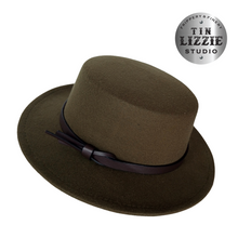 Load image into Gallery viewer, Summer Festival Fedora with Vegan Leather Band - Festival Wear