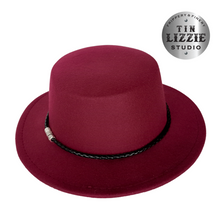 Load image into Gallery viewer, Summer Festival Fedora with Vegan Leather Band - Festival Wear