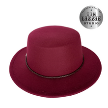 Load image into Gallery viewer, Summer Festival Fedora with Vegan Leather Band - Festival Wear