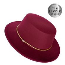 Load image into Gallery viewer, Summer Festival Fedora with Vegan Leather Band - Festival Wear