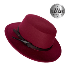 Load image into Gallery viewer, Summer Festival Fedora with Vegan Leather Band - Festival Wear