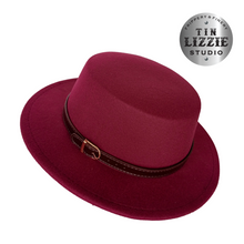 Load image into Gallery viewer, Summer Festival Fedora with Vegan Leather Band - Festival Wear