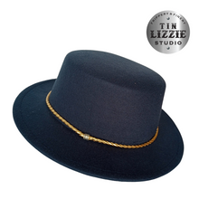 Load image into Gallery viewer, Summer Festival Fedora with Vegan Leather Band - Festival Wear