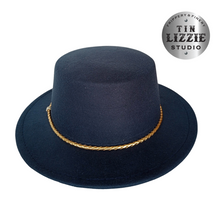 Load image into Gallery viewer, Summer Festival Fedora with Vegan Leather Band - Festival Wear