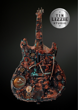 Load image into Gallery viewer, Tin Lizzie Studios Post Apocalyptic Steampunk Guitar