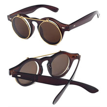 Load image into Gallery viewer, Retro Flip up Sunglasses