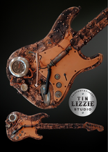 Load image into Gallery viewer, Tin Lizzie Studios Post Apocalyptic Steampunk Guitar