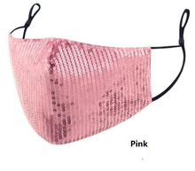 Load image into Gallery viewer, Sequin Washable Face Mask