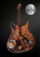 Load image into Gallery viewer, Tin Lizzie Studios Post Apocalyptic Steampunk Guitar