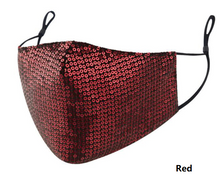 Load image into Gallery viewer, Sequin Washable Face Mask