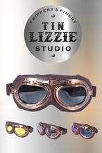 Load image into Gallery viewer, Retro Aviator Goggles - Bronze - Festival Wear