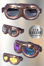 Load image into Gallery viewer, Retro Aviator Goggles - Bronze - Festival Wear
