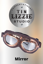 Load image into Gallery viewer, Retro Aviator Goggles - Bronze - Festival Wear