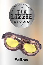 Load image into Gallery viewer, Retro Aviator Goggles - Bronze - Festival Wear