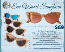 Load image into Gallery viewer, Eco Beech Wood Design Polarized Sunglasses