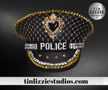 Load image into Gallery viewer, Sequin Captains Hat - Festival Wear