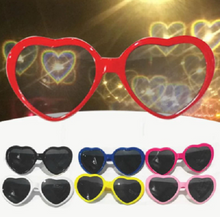 Load image into Gallery viewer, Heart Shaped Light Diffraction Glasses- Festival Wear