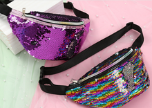 Load image into Gallery viewer, Mermaid Sequin Fannypack - Festival Wear