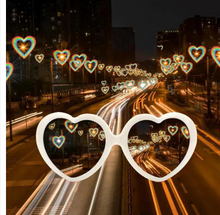 Load image into Gallery viewer, Heart Shaped Light Diffraction Glasses- Festival Wear