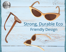 Load image into Gallery viewer, Eco Beech Wood Design Polarized Sunglasses