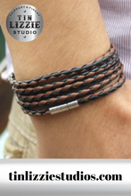 Load image into Gallery viewer, Woven Leather Bracelet