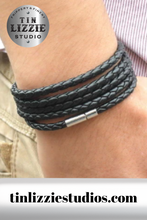 Load image into Gallery viewer, Woven Leather Bracelet
