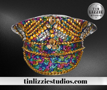 Load image into Gallery viewer, Sequin Captains Hat - Festival Wear