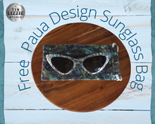 Load image into Gallery viewer, Eco Paua & Wood Cats Eye Design Sunglasses