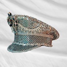 Load image into Gallery viewer, Unique Sequin and Rhinestone LED Captains Hat
