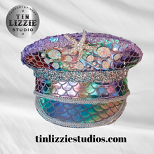 Load image into Gallery viewer, Unique Sequin and Rhinestone LED Captains Hat
