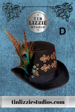 Load image into Gallery viewer, Steampunk Feather Hat
