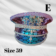 Load image into Gallery viewer, Unique Sequin and Rhinestone LED Captains Hat
