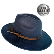 Load image into Gallery viewer, Summer Festival Hat with Vegan Leather Band - Festival Wear
